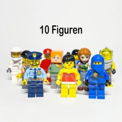 Beispielhafte Zusammenstellung aus 10 originalen LEGO Minifiguren