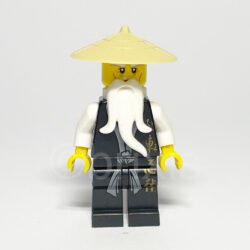LEGO NINJAGO Minifigur Wu Sensei (NJO0026) – Vorderansicht