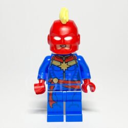 LEGO Super Heroes Minifigur Captain Marvel (SH0641) – Vorderansicht