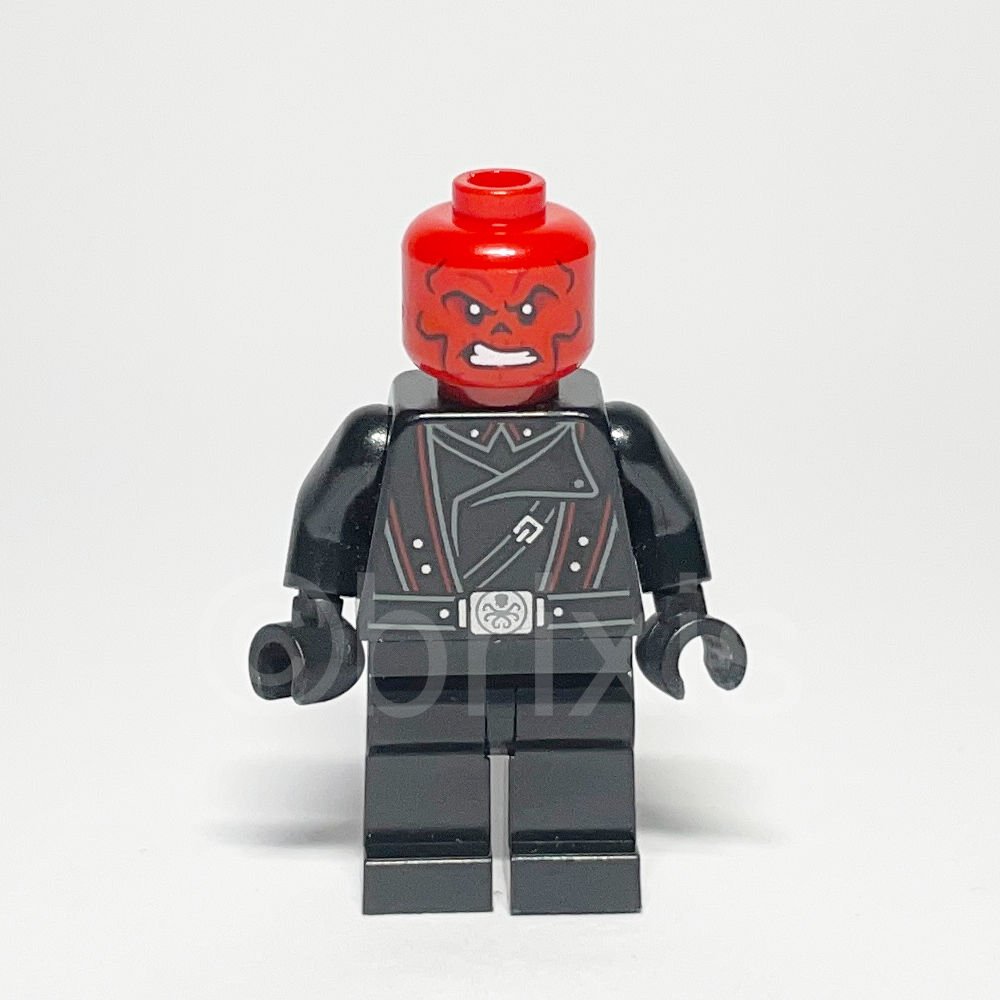 LEGO Super Heroes Minifigur Red Skull (SH0652) - Lego Minifigur SH0652 Red Skull LEGO Super Heroes Minifigur Red Skull (SH0652) – Vorderansicht