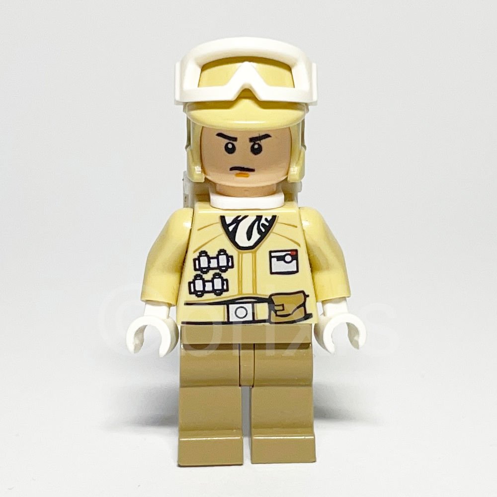 LEGO Star Wars Minifigur Hoth Rebel Trooper (SW0259) - Lego Minifigur SW0259 Hoth Rebel Trooper LEGO Star Wars Minifigur Hoth Rebel Trooper (SW0259) – Vorderansicht