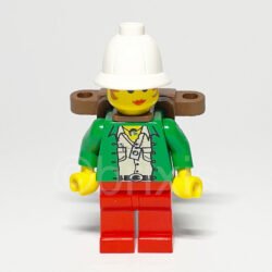 LEGO Adventurers Minifigur Pippin Reed Miss Gail Storm (ADV044) – Vorderansicht