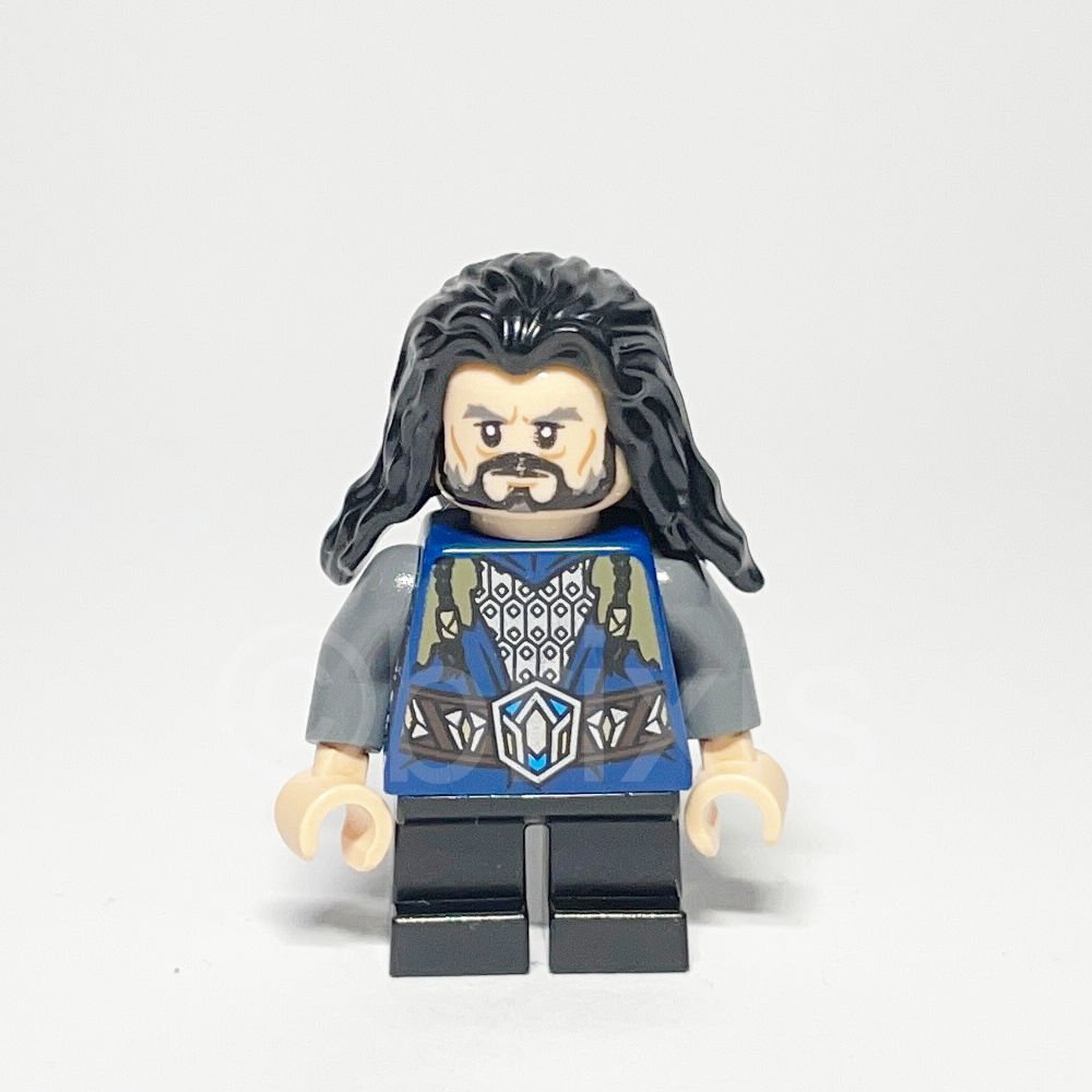 LEGO The Hobbit and The Lord of the Rings Minifigur Thorin Oakenshield (LOR040) - LEGO Lord of the Rings Thorin Oakenshield Minifigure LOR040 LEGO Lord of the Rings Minifigur Thorin Oakenshield (LOR040) – Vorderansicht