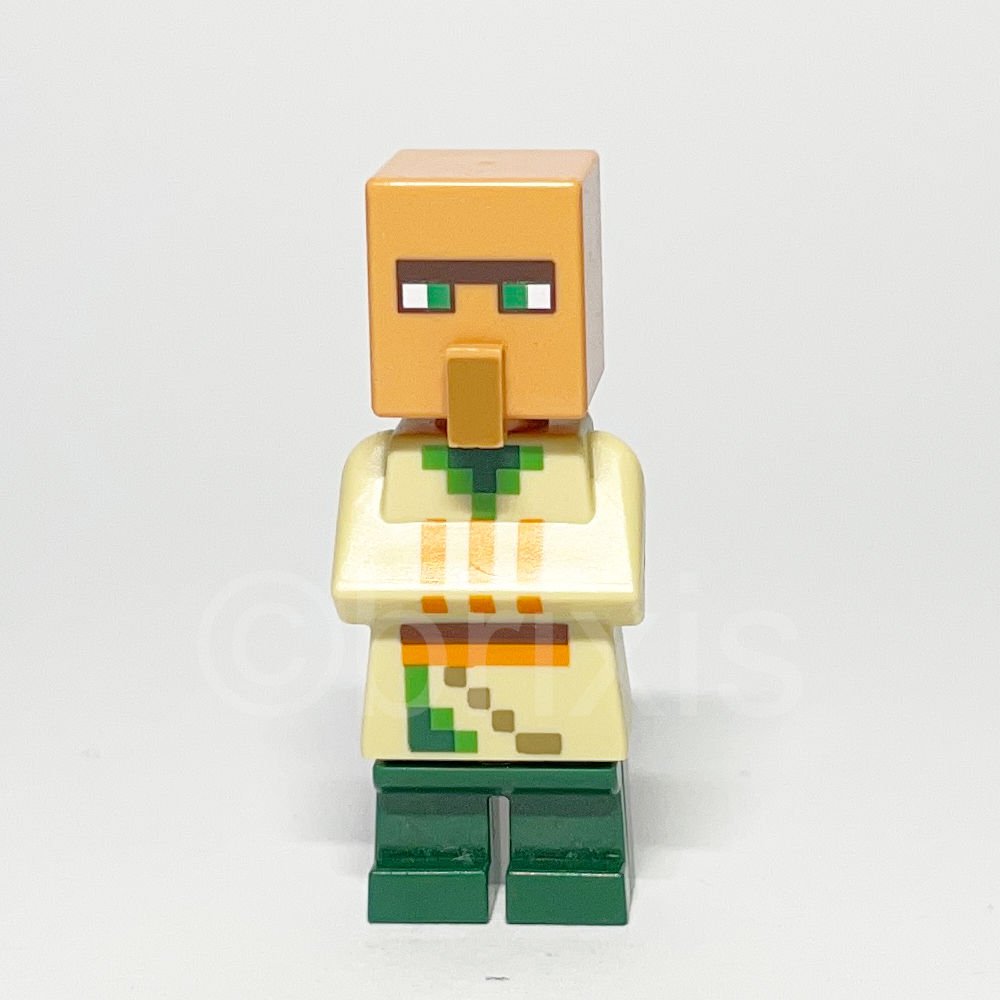 LEGO Minecraft Minifigur Villager (MIN075) - LEGO Minecraft Villager Minifigure MIN075 LEGO Minecraft Minifigur Villager (MIN075) – Vorderansicht