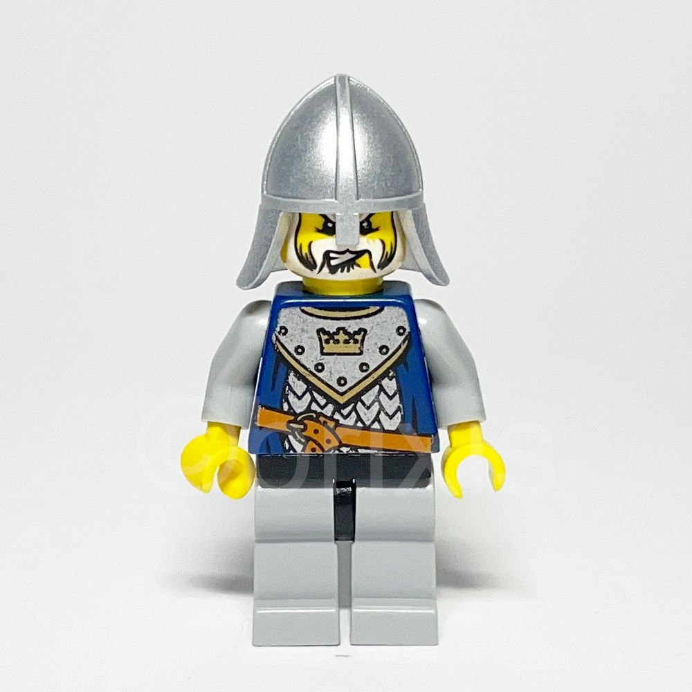 LEGO Castle Minifigur Fantasy Era (CAS343) - Lego Minifigur CAS343 Fantasy Era LEGO Castle Minifigur Crown Knight Scale Mail (CAS343) – Vorderansicht