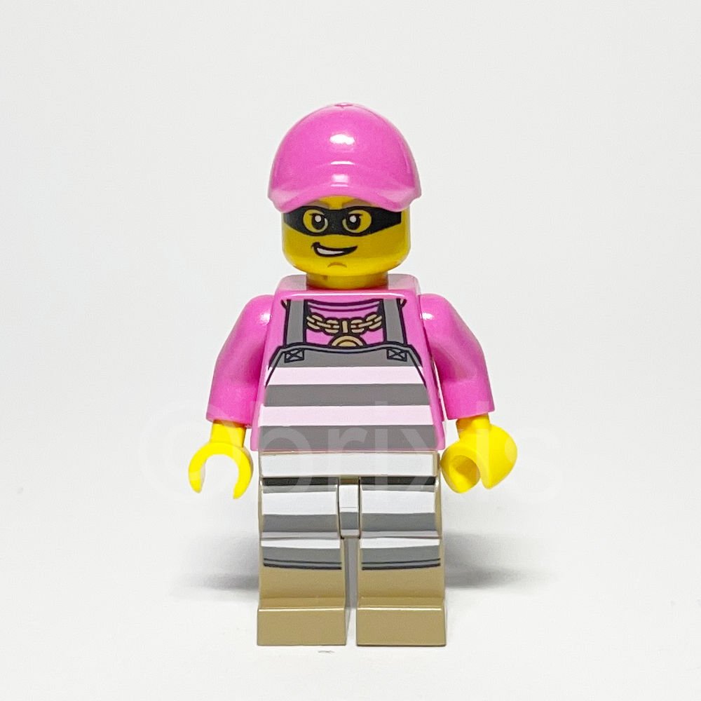 LEGO Town Minifigur Police (CTY1385) - Lego Minifigur CTY1385 Crook Cream LEGO Town Minifigur Crook Cream (CTY1385) – Vorderansicht