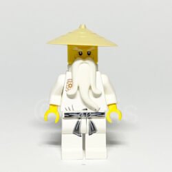 LEGO NINJAGO Minifigur Wu Sensei (NJO0002) – Vorderansicht