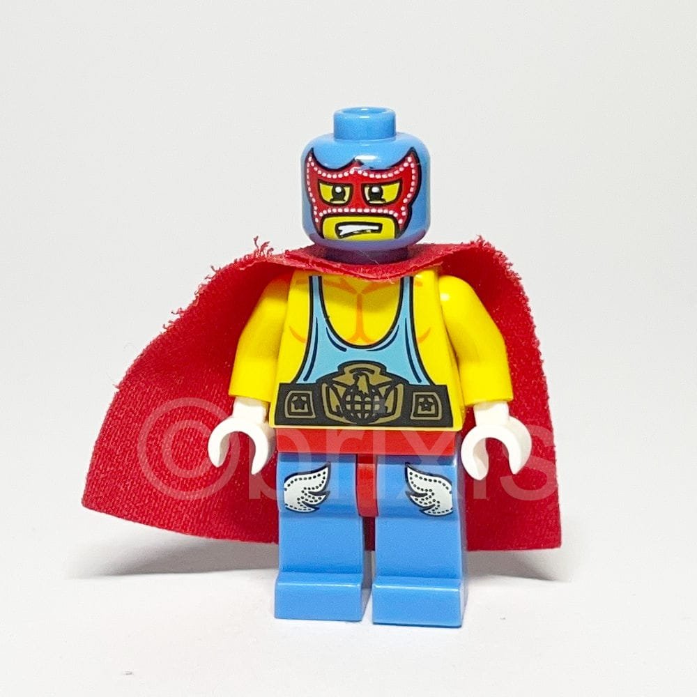 LEGO Collectible Minifigur Super Wrestler (COL010) - Lego Minifigur COL010 Super Wrestler LEGO Collectible Minifigur Super Wrestler (COL010) – Vorderansicht