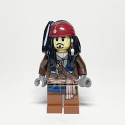 LEGO Pirates of the Caribbean Minifigur Captain Jack Sparrow Voodoo (POC029) – Vorderansicht