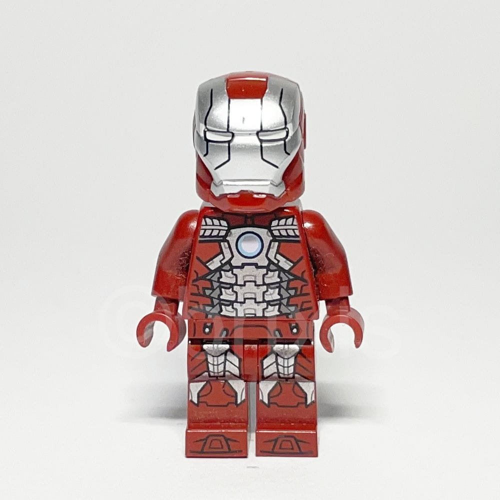 LEGO Super Heroes Minifigur Iron Man (SH0566) - Lego Minifigur SH0566 Iron Man LEGO Super Heroes Minifigur Iron Man (SH0566) – Vorderansicht