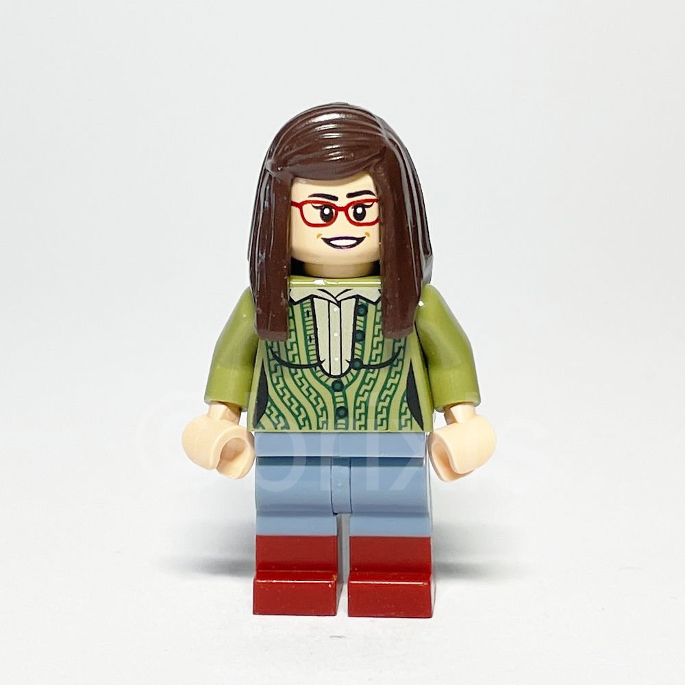 LEGO LEGO Ideas (CUUSOO) Minifigur Amy Farrah Fowler (IDEA019) - LEGO Ideas Amy Farrah Fowler Minifigure IDEA019 LEGO Ideas CUUSOO Minifigur Amy Farrah Fowler (IDEA019) – Vorderansicht