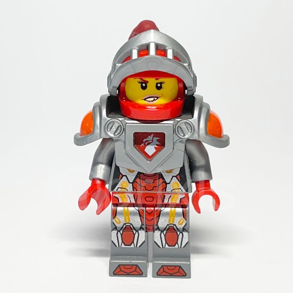 LEGO NEXO KNIGHTS Minifigur Macy Halbert (NEX016) - LEGO NEXO KNIGHTS Macy Halbert Minifigure NEX016 LEGO NEXO Knights Minifigur Macy Halbert (NEX016) – Vorderansicht