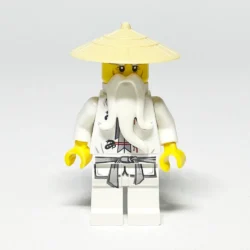 LEGO NINJAGO Minifigur Wu Sensei (NJO0046) – Vorderansicht