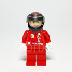 LEGO Racers Minifigur F1 Ferrari (RAC042s) – Vorderansicht