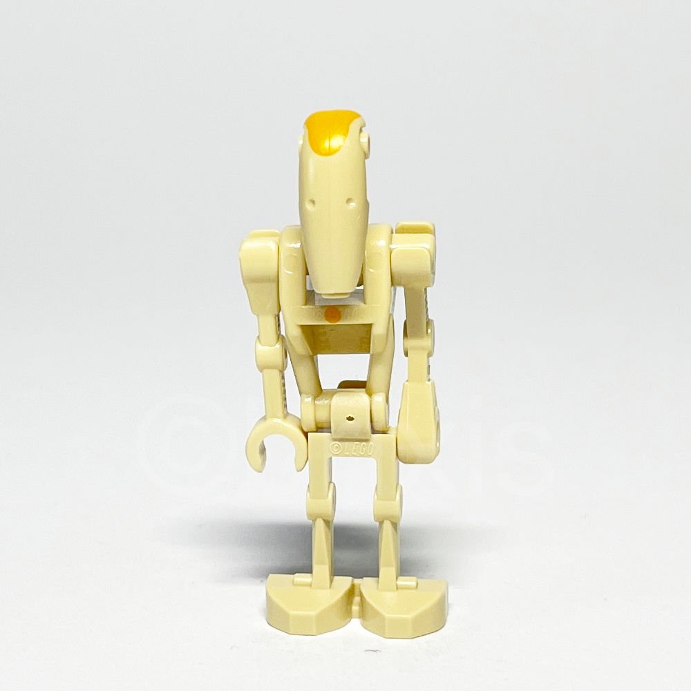 LEGO Star Wars Minifigur Battle Droid Commander (SW0415) - LEGO Star Wars Battle Droid Commander Minifigure SW0415 LEGO Star Wars Minifigur Battle Droid Commander (SW0415) – Vorderansicht