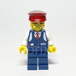 LEGO Train Minifigur Conductor Charlie (TRN075) – Vorderansicht