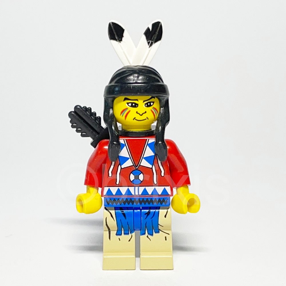 LEGO Western Minifigur Indian 2 (WW014) - LEGO Western Indian 2 Minifigure WW014 LEGO Western Minifigur Indianer 2 (WW014) – Vorderansicht