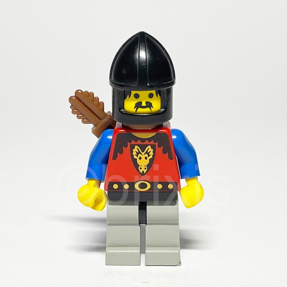 LEGO Castle Minifigur Dragon Knights (CAS245) - LEGO Castle Dragon Knights Minifigure CAS245 LEGO Castle Minifigur Knight 1 (CAS245) – Vorderansicht