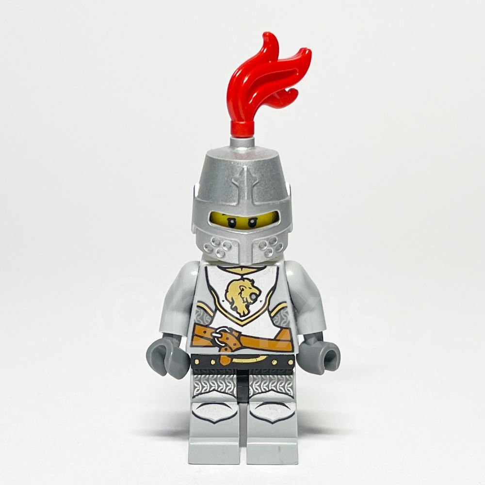 LEGO Castle Minifigur Kingdoms (CAS440) - LEGO Castle Kingdoms Minifigure CAS440 LEGO Castle Minifigur Lion Knight Breastplate (CAS440) – Vorderansicht