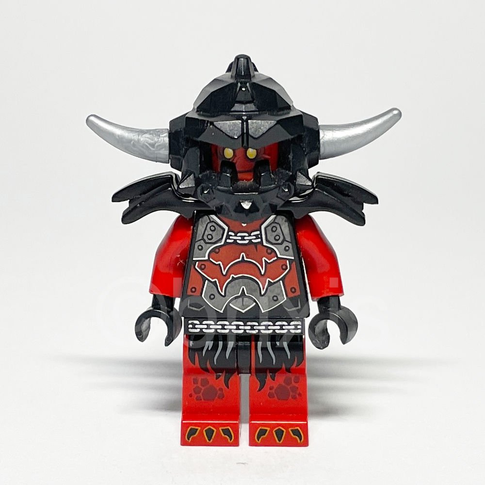 LEGO NEXO KNIGHTS Minifigur Ash Attacker (NEX045) - LEGO NEXO KNIGHTS Ash Attacker Minifigure NEX045 LEGO NEXO Knights Minifigur Ash Attacker (NEX045) – Vorderansicht