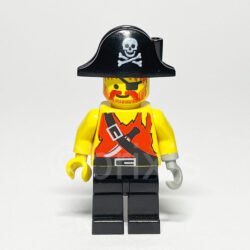 LEGO Pirates Minifigur Pirate Shirt with Knife (PI078) – Vorderansicht