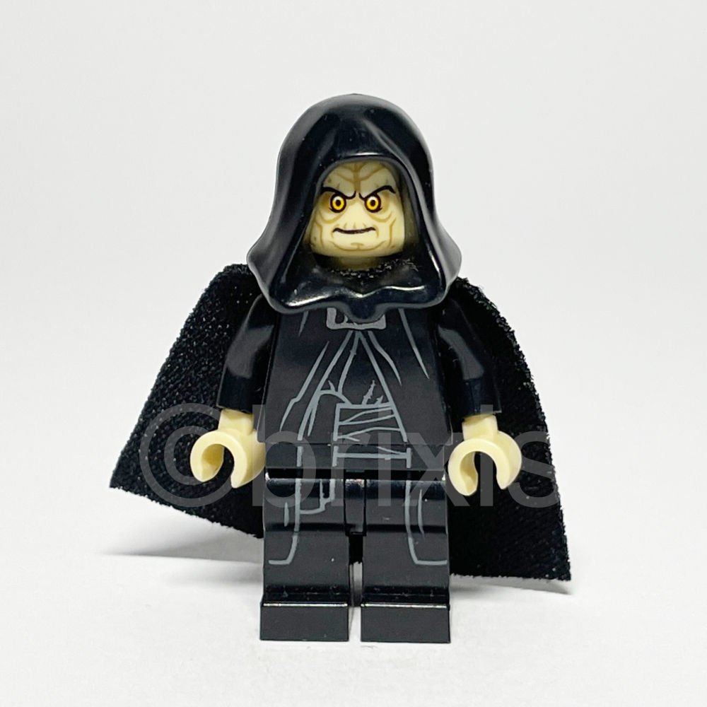 LEGO Star Wars Minifigur Emperor Palpatine (SW0634) - LEGO Star Wars Emperor Palpatine Minifigure SW0634 LEGO Star Wars Minifigur Emperor Palpatine (SW0634) – Vorderansicht