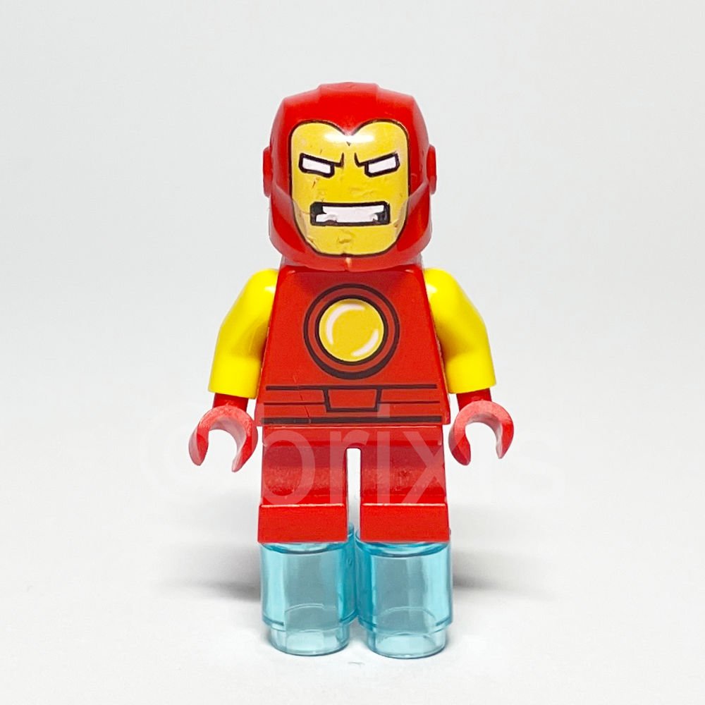 LEGO Super Heroes Minifigur Iron Man (SH0362) - LEGO Super Heroes Iron Man Minifigure SH0362 LEGO Super Heroes Minifigur Iron Man (SH0362) – Vorderansicht