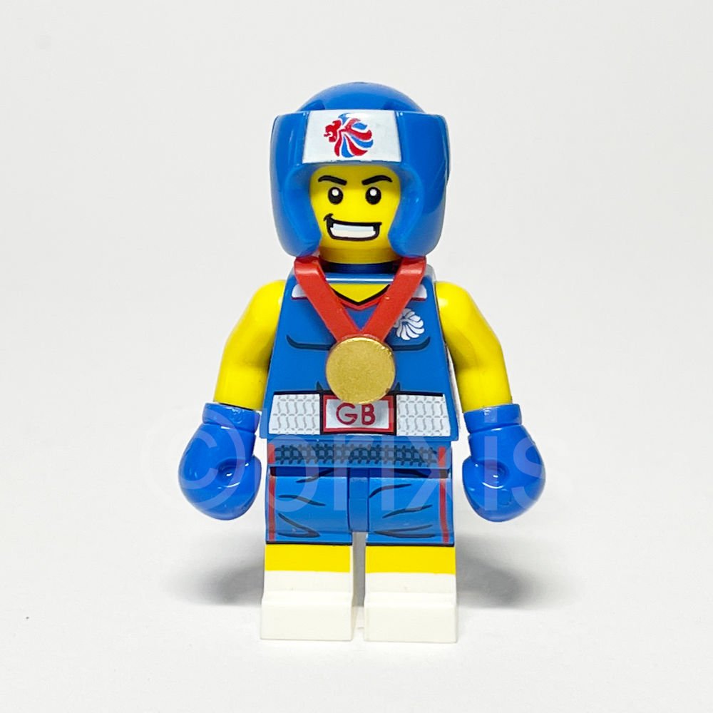 LEGO Collectible Minifigur Brawny Boxer (TGB001) - LEGO Collectible Brawny Boxer Minifigure TGB001 LEGO Collectible Minifigur Brawny Boxer (TGB001) – Vorderansicht