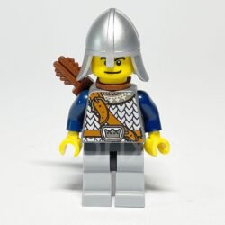 LEGO Castle Minifigur Crown Knight Scale Mail (CAS385) – Vorderansicht