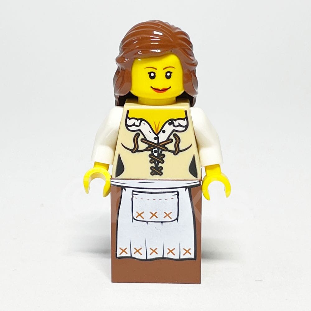 LEGO Castle Minifigur Fantasy Era (CAS404) - LEGO Castle Maid Minifigure CAS404 LEGO Castle Minifigur Maid (CAS404) – Vorderansicht