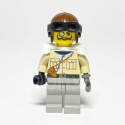 LEGO Adventurers Minifigur Lord Sam Sinister (ADV004) – Vorderansicht