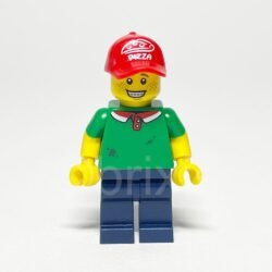 LEGO Collectible Minifigur Pizza Delivery Guy (COL189) – Vorderansicht