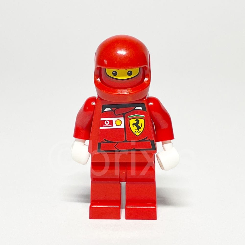 LEGO Racers Minifigur F1 Ferrari Pit Crew Member (RAC025S) - LEGO Racers F1 Ferrari Pit Crew Member Minifigure RAC025S LEGO Racers Minifigur F1 Ferrari Pit Crew Member (RAC025S) – Vorderansicht
