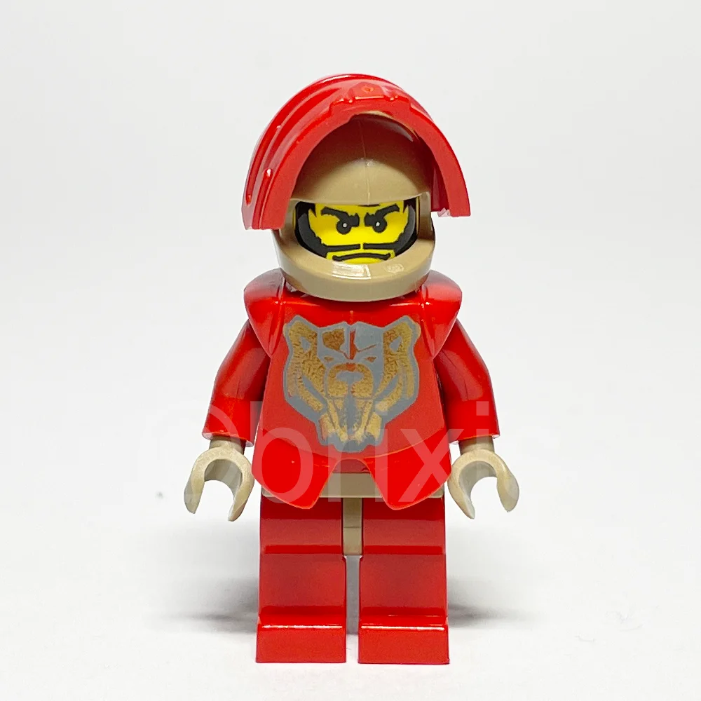 LEGO Castle Minifigur Knights Kingdom II (CAS267) - LEGO Castle Santis Minifigur CAS267 LEGO Castle Minifigur Santis (CAS267) – Vorderansicht