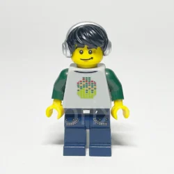 LEGO Collectible Minifigur DJ (COL124) – Vorderansicht