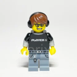 LEGO Collectible Minifigur Video Game Guy (COL182) – Vorderansicht