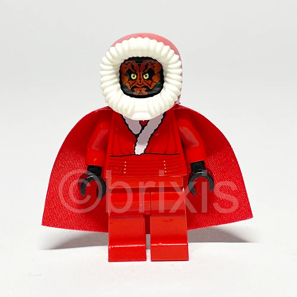 LEGO Star Wars Minifigur Santa Darth Maul (SW0423) - LEGO Star Wars Santa Darth Maul Minifigur SW0423 LEGO Star Wars Minifigur Santa Darth Maul (SW0423) – Vorderansicht