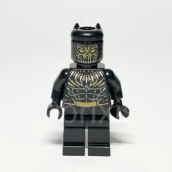 LEGO Super Heroes Minifigur Erik Killmonger (SH0477) – Vorderansicht