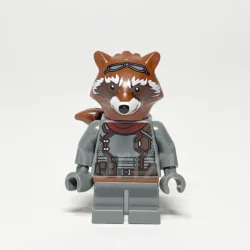 LEGO Super Heroes Minifigur Rocket Raccoon (SH0742) – Vorderansicht