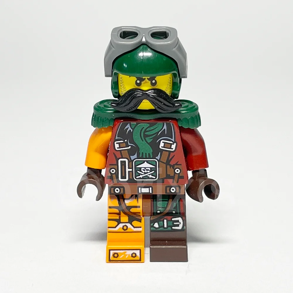 LEGO NINJAGO Minifigur Flintlocke (NJO0197) - LEGO NINJAGO Minifigur Flintlocke NJO0197 gebraucht LEGO NINJAGO Minifigur Flintlocke (NJO0197) – Vorderansicht