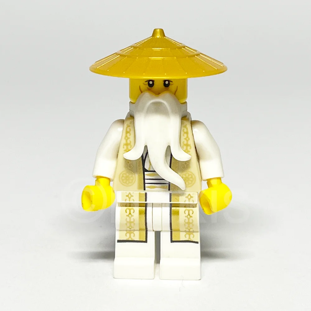 LEGO NINJAGO Minifigur Wu Sensei (NJO0168) - LEGO NINJAGO Minifigur Wu Sensei NJO0168 gebraucht LEGO NINJAGO Minifigur Wu Sensei (NJO0168) – Vorderansicht