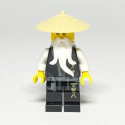 LEGO NINJAGO Minifigur Wu Sensei (NJO0495) – Vorderansicht