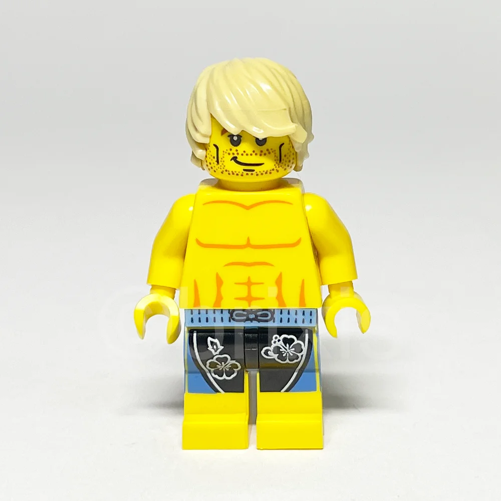 LEGO Collectible Minifigur Surfer (COL031) - LEGO Collectible Minifigur Surfer COL031 gebraucht LEGO Collectible Minifigur Surfer (COL031) – Vorderansicht