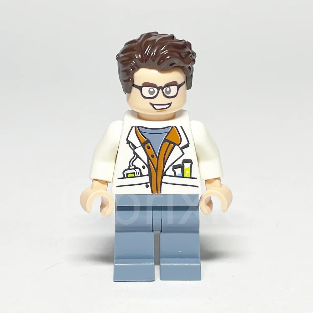 LEGO Jurassic World Minifigur Scientist (JW041) - LEGO Jurassic World Minifigur Scientist JW041 gebraucht LEGO Jurassic World Minifigur Scientist (JW041) – Vorderansicht