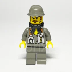 LEGO Rock Raiders Minifigur Docs (RCK003) – Vorderansicht