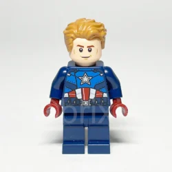 LEGO Super Heroes Minifigur Captain America (SH0908) – Vorderansicht