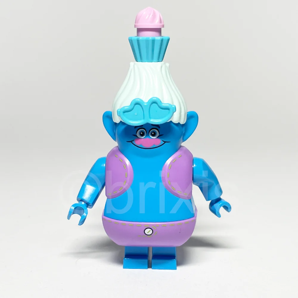 LEGO Trolls World Tour Minifigur Biggie & Mr. Dinkles (TWT003) - LEGO Trolls World Tour Minifigur Biggie amp Mr. Dinkles TWT003 gebraucht LEGO Trolls World Tour Minifigur Biggie & Mr. Dinkles (TWT003) – Vorderansicht
