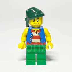 LEGO Pirates Minifigur Pirate (PI108) – Vorderansicht