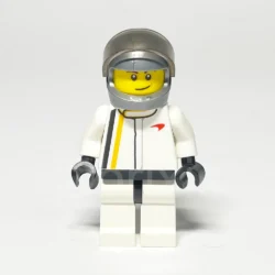 LEGO SPEED CHAMPIONS Minifigur McLaren P1 Driver (SC003) – Vorderansicht